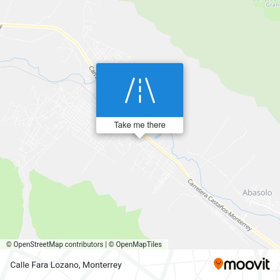 Mapa de Calle Fara Lozano