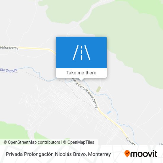 Mapa de Privada Prolongación Nicolás Bravo