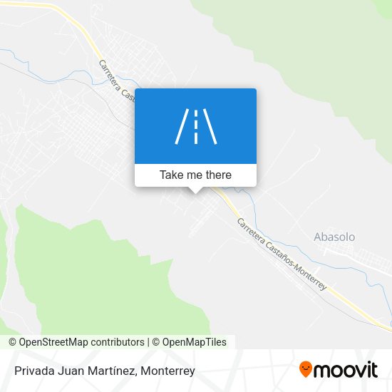Privada Juan Martínez map