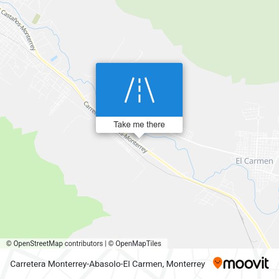 Carretera Monterrey-Abasolo-El Carmen map