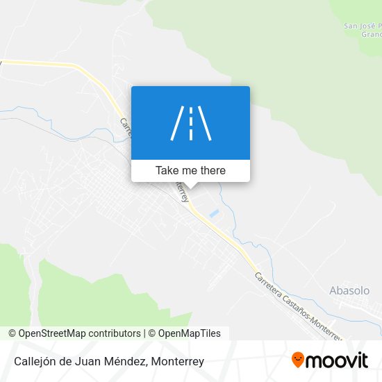 Mapa de Callejón de Juan Méndez