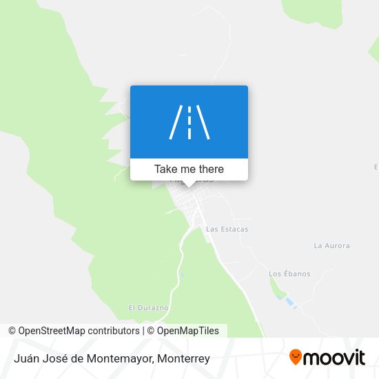 Juán José de Montemayor map