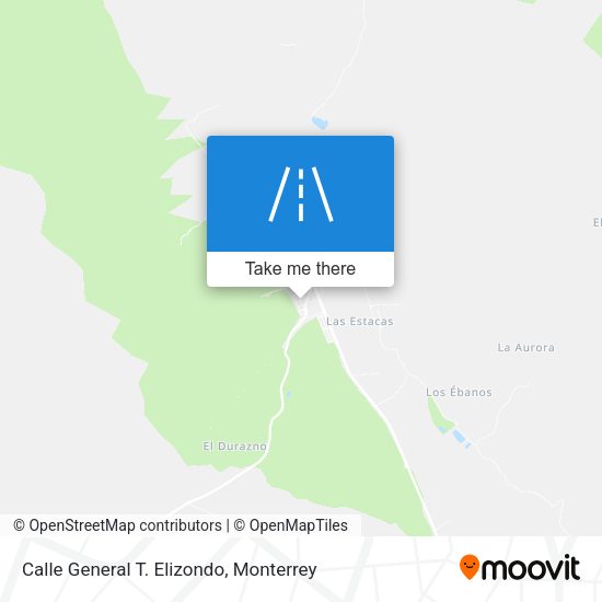 Calle General T. Elizondo map