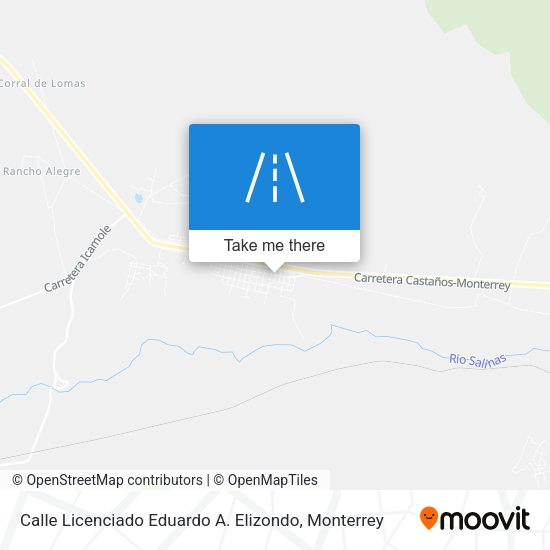 Calle Licenciado Eduardo A. Elizondo map