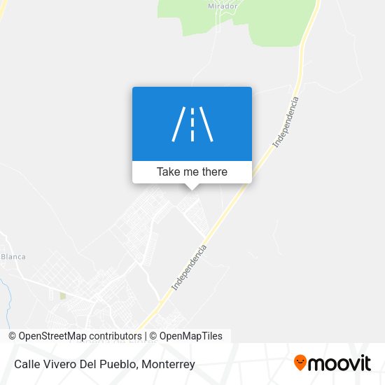 Calle Vivero Del Pueblo map