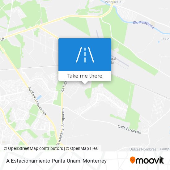 A Estacionamiento Punta-Unam map