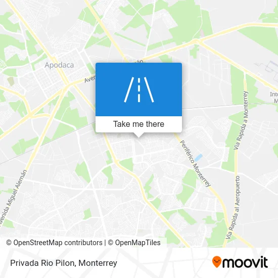 Privada Rio Pilon map