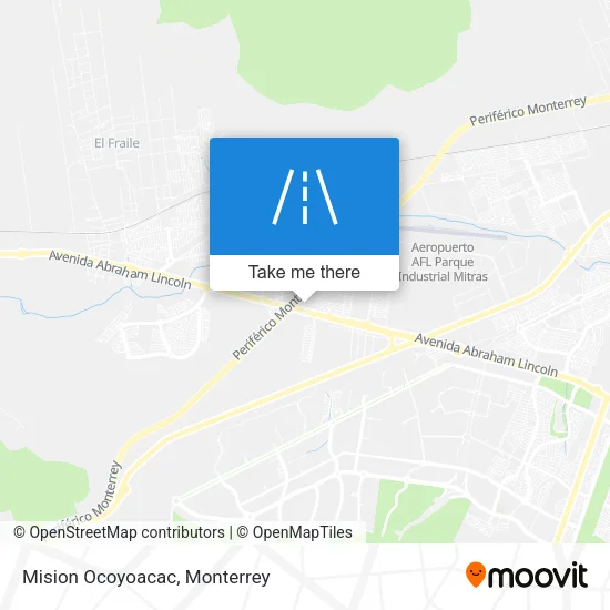 Mapa de Mision Ocoyoacac