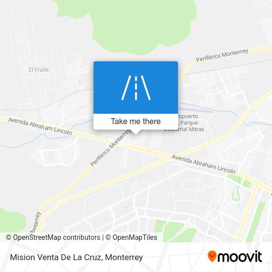 Mapa de Mision Venta De La Cruz