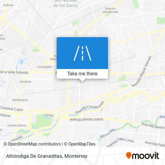 Alhóndiga De Granaditas map