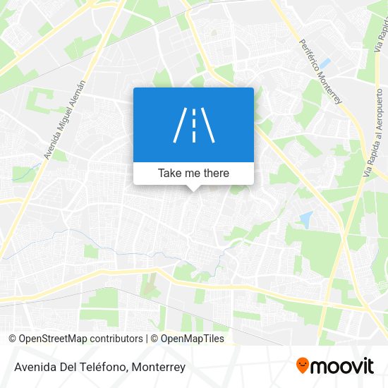 Mapa de Avenida Del Teléfono