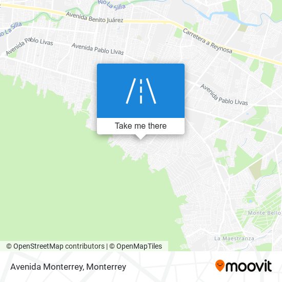 Avenida Monterrey map