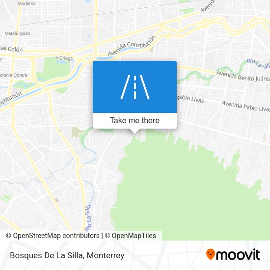 Bosques De La Silla map