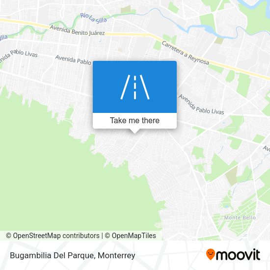Bugambilia Del Parque map