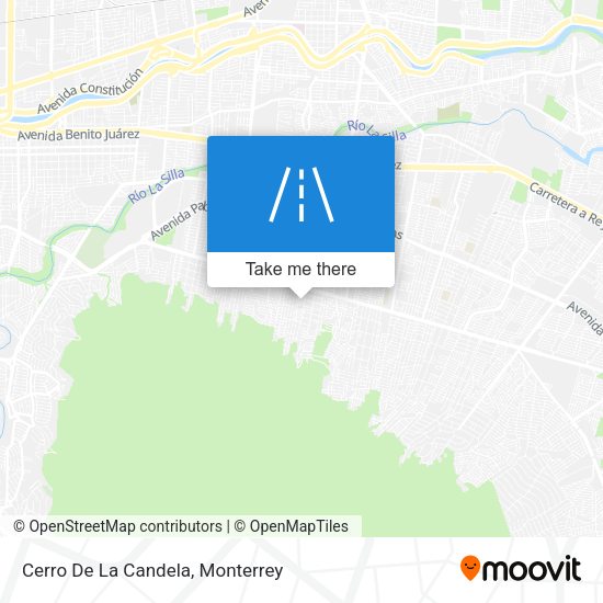Cerro De La Candela map