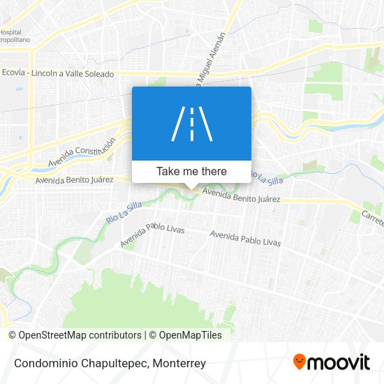 Condominio Chapultepec map
