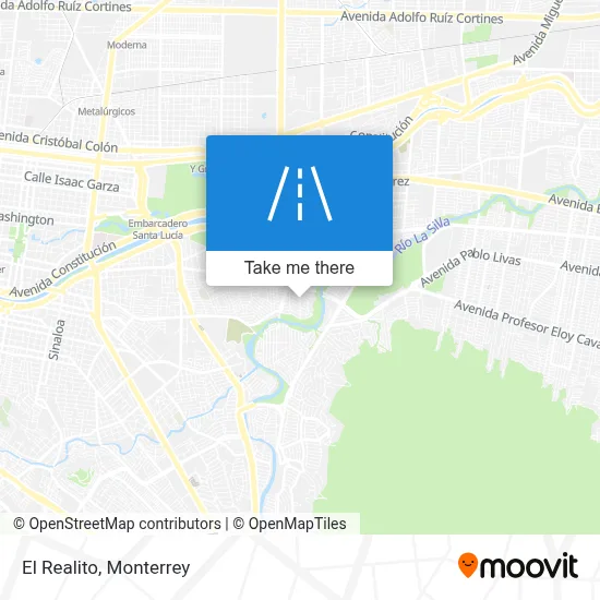 El Realito map
