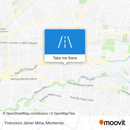 Francisco Javier Mina map