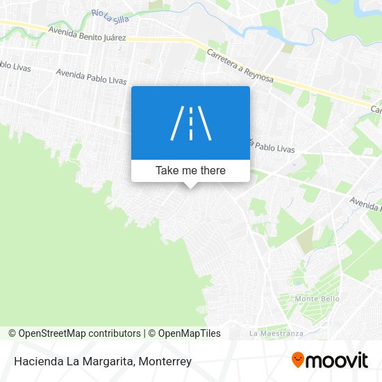Hacienda La Margarita map