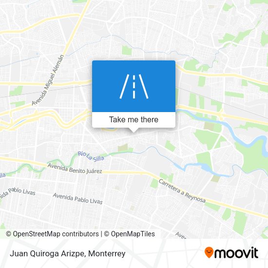 Mapa de Juan Quiroga Arizpe