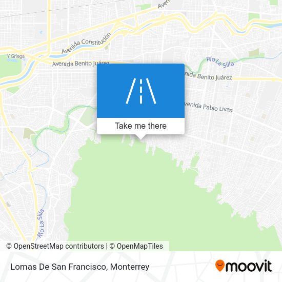 Lomas De San Francisco map