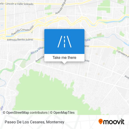 Mapa de Paseo De Los Cesares