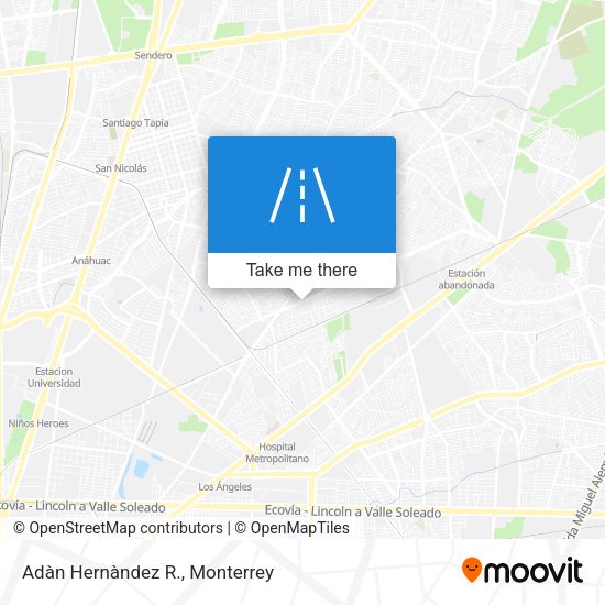 Adàn Hernàndez R. map