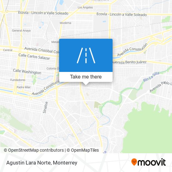 Agustin Lara Norte map