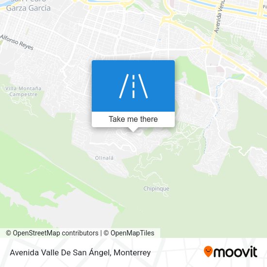Avenida Valle De San Ángel map