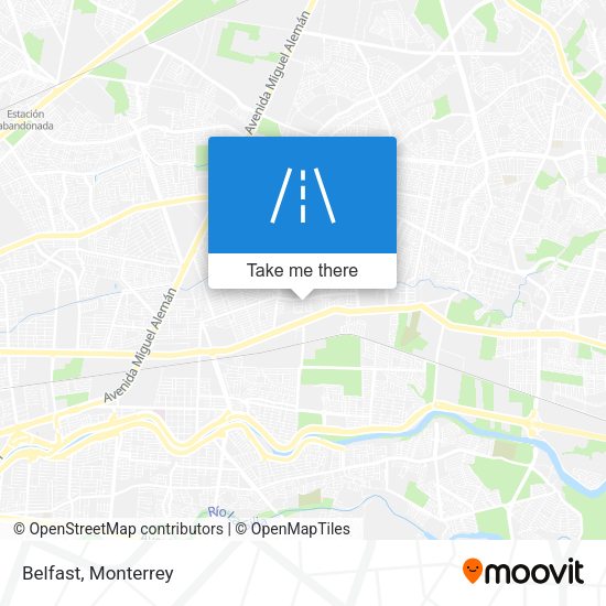 Belfast map