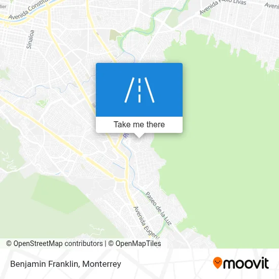 Benjamin Franklin map