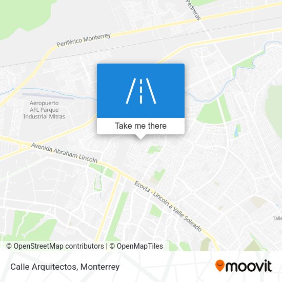 Mapa de Calle Arquitectos