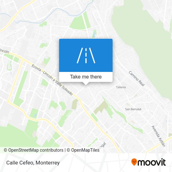 Mapa de Calle Cefeo
