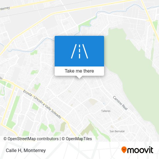 Mapa de Calle H