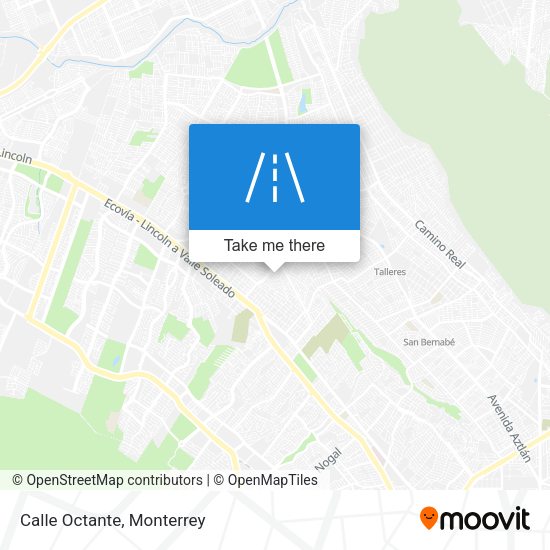 Mapa de Calle Octante
