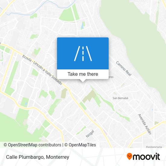 Mapa de Calle Plumbargo