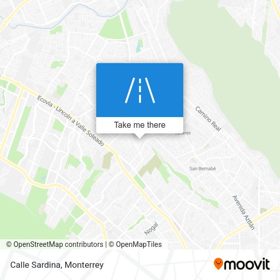 Mapa de Calle Sardina