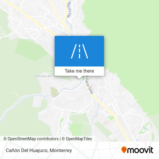 Cañón Del Huajuco map