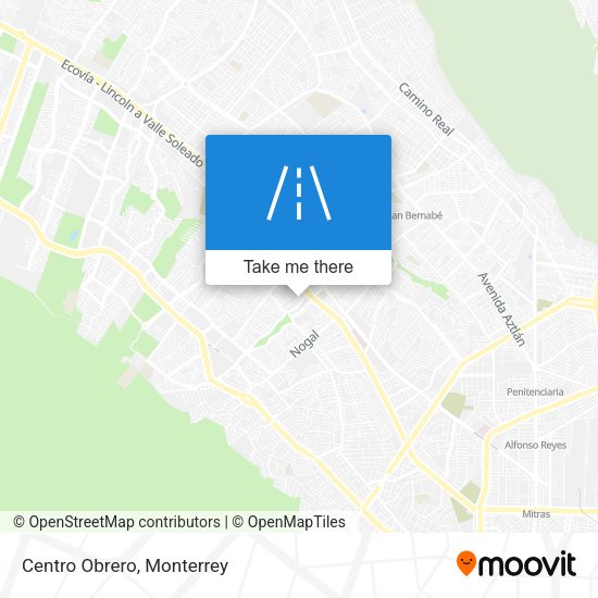 Mapa de Centro Obrero