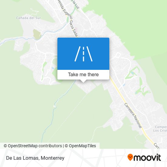 De Las Lomas map