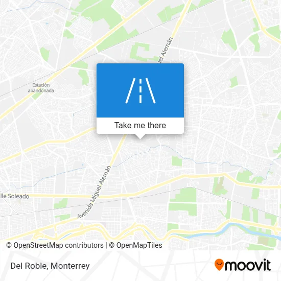 Del Roble map