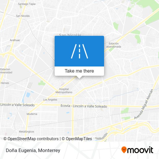 Mapa de Doña Eugenia