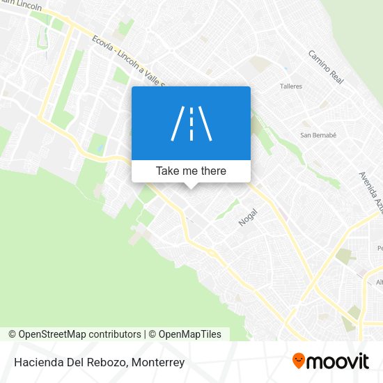 Hacienda Del Rebozo map