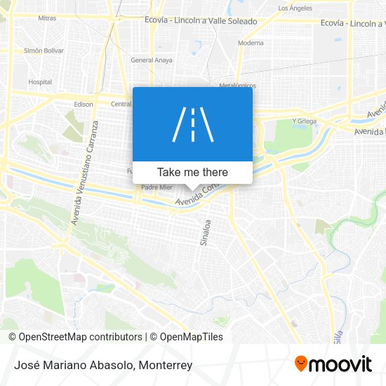Mapa de José Mariano Abasolo