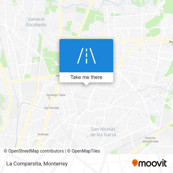 Mapa de La Comparsita