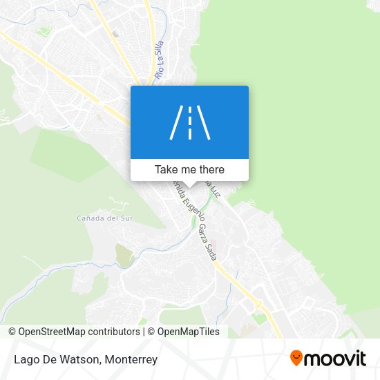Mapa de Lago De Watson