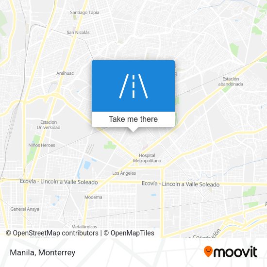 Manila map