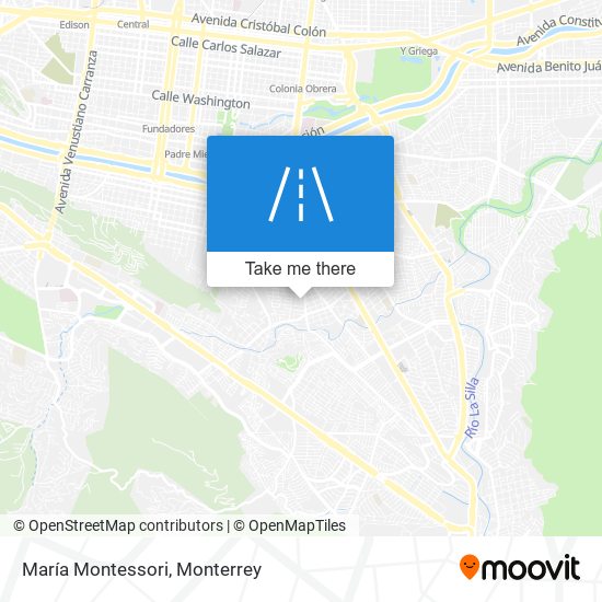 María Montessori map