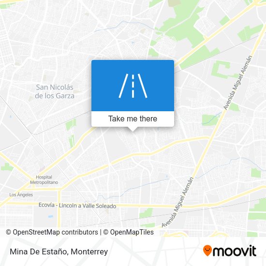 Mapa de Mina De Estaño