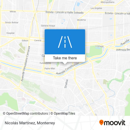 Nicolás Martínez map